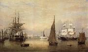 Fitz Hugh Lane Der Bostoner Hafen oil painting